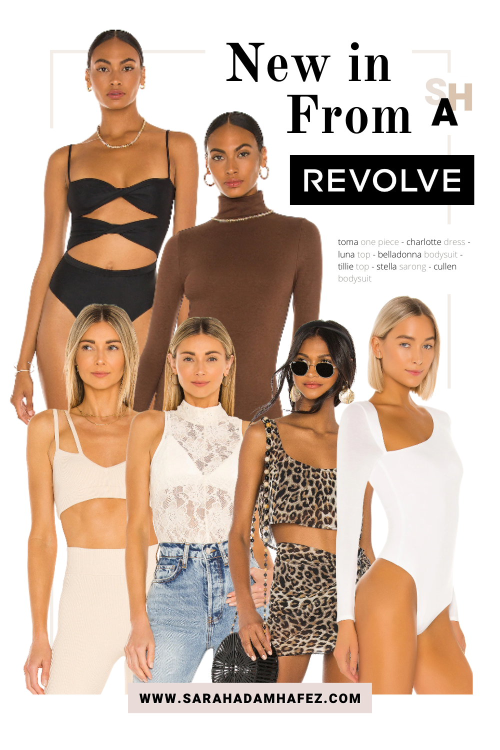 revolve clothing haul, sarah adam hafez